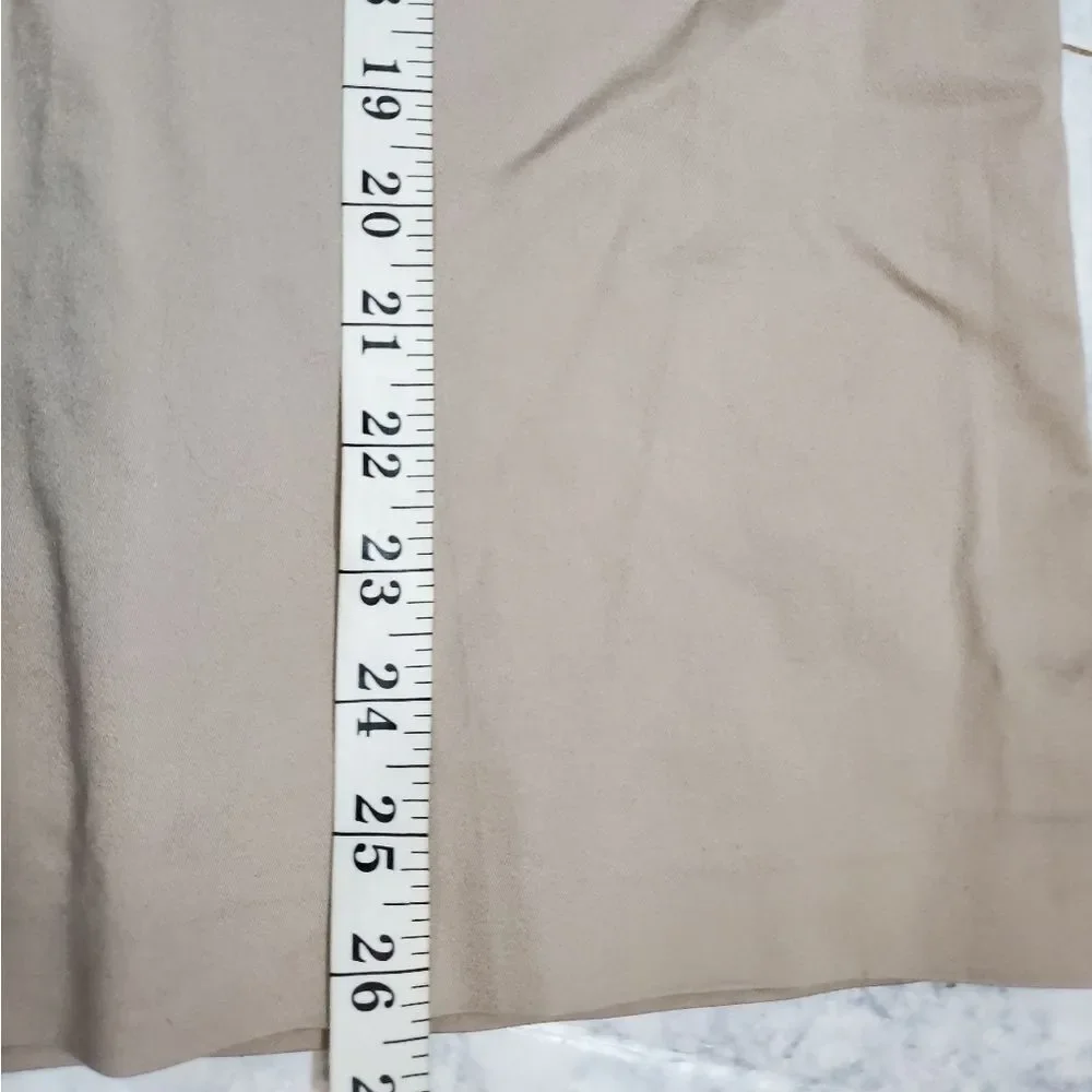 ALFANI khaki Bermuda belted shorts 14